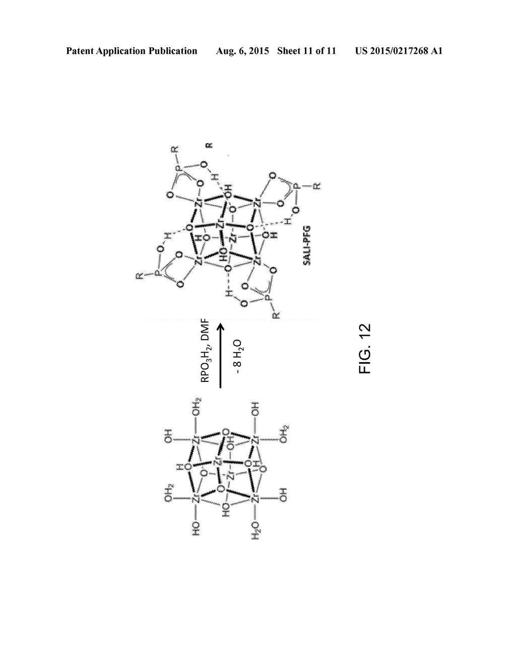 METAL-ORGANIC FRAMEWORK COMPOUNDS WITH LIGAND-FUNCTIONALIZED METAL NODES - diagram, schematic, and image 12