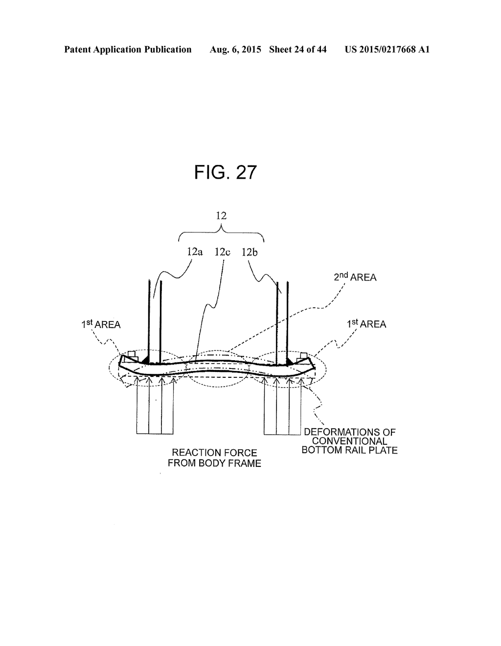 Dump Truck and Load Transmission Structure for Same - diagram, schematic, and image 25