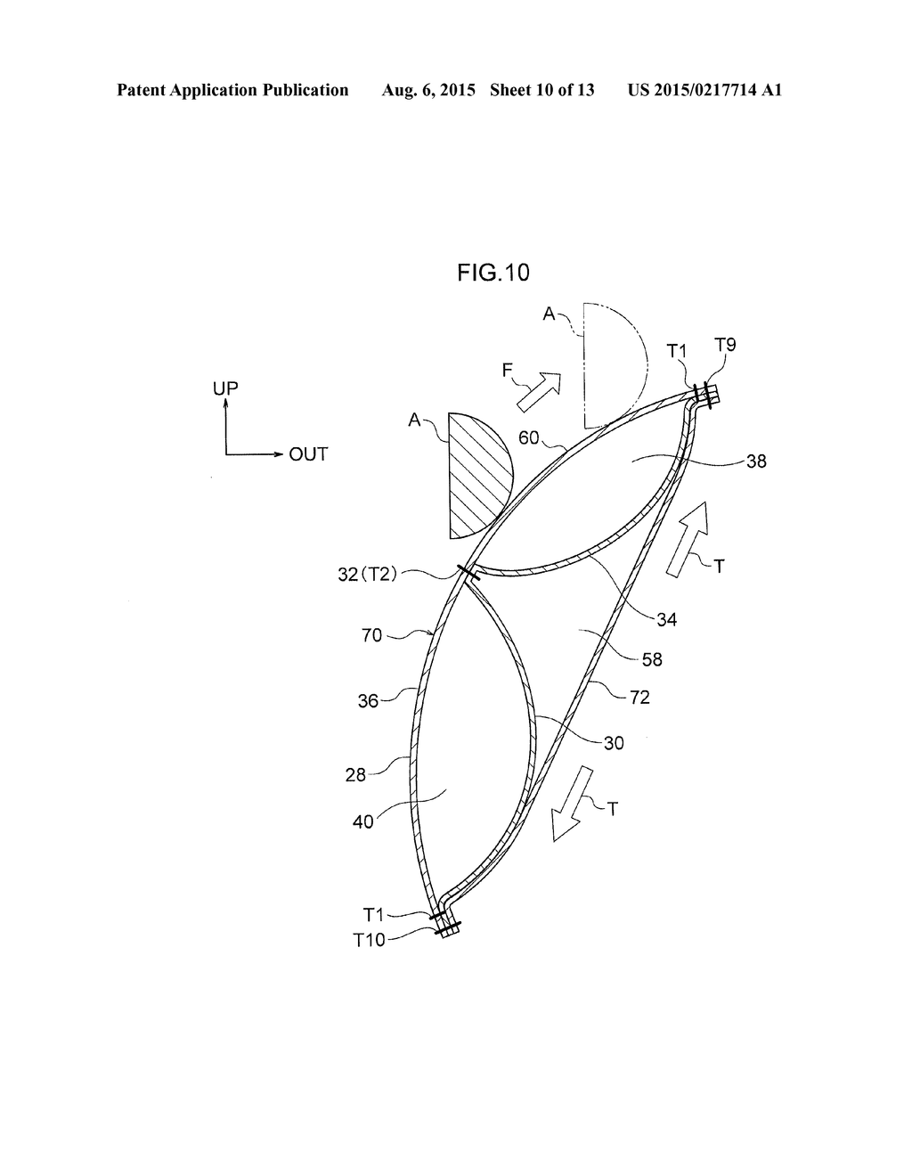 VEHICLE SIDE AIRBAG DEVICE - diagram, schematic, and image 11