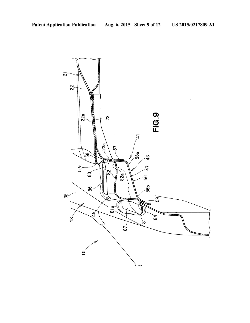 VEHICLE BODY STRUCTURE - diagram, schematic, and image 10