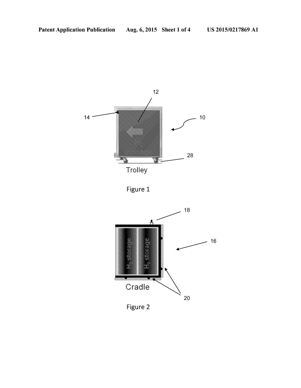 REMOVABLE STORAGE FOR HYDROGEN ON-BOARD PASSENGER TRANSPORT VEHICLES SUCH     AS AIRCRAFT - diagram, schematic, and image 02