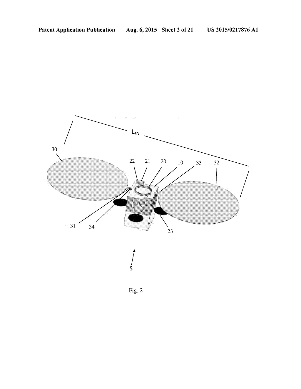 LOW VOLUME MICRO SATELLITE WITH FLEXIBLE WINDED PANELS EXPANDABLE AFTER     LAUNCH - diagram, schematic, and image 03