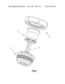 DEVICE FOR POURING LIQUID CONTAINED IN A CONTAINER diagram and image