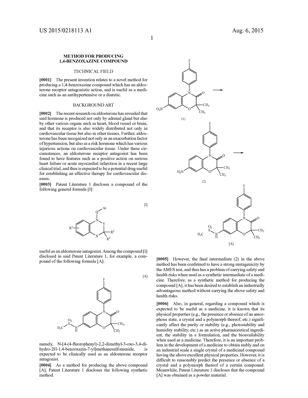 METHOD FOR PRODUCING 1,4-BENZOXAZINE COMPOUND - diagram, schematic, and image 06