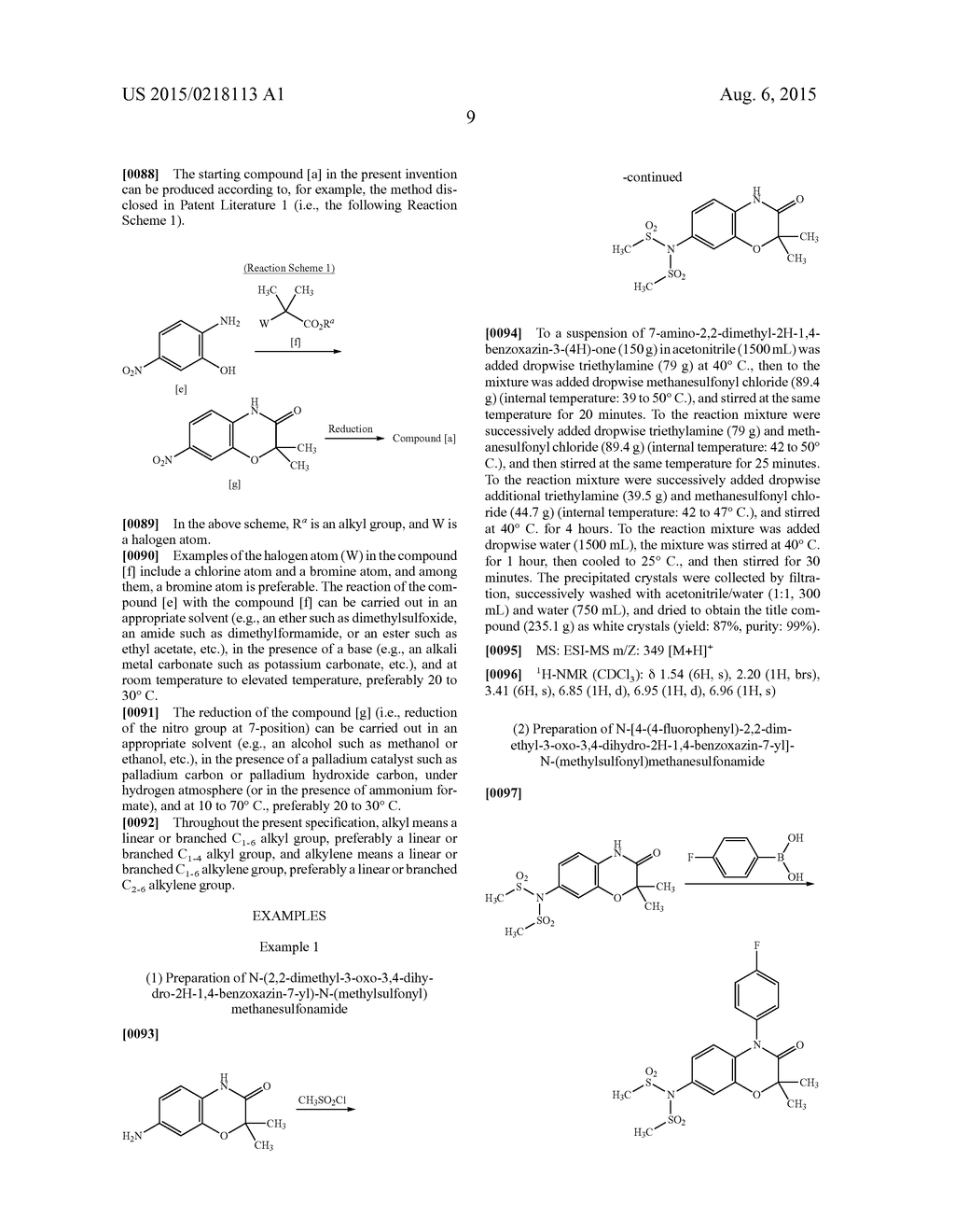 METHOD FOR PRODUCING 1,4-BENZOXAZINE COMPOUND - diagram, schematic, and image 14