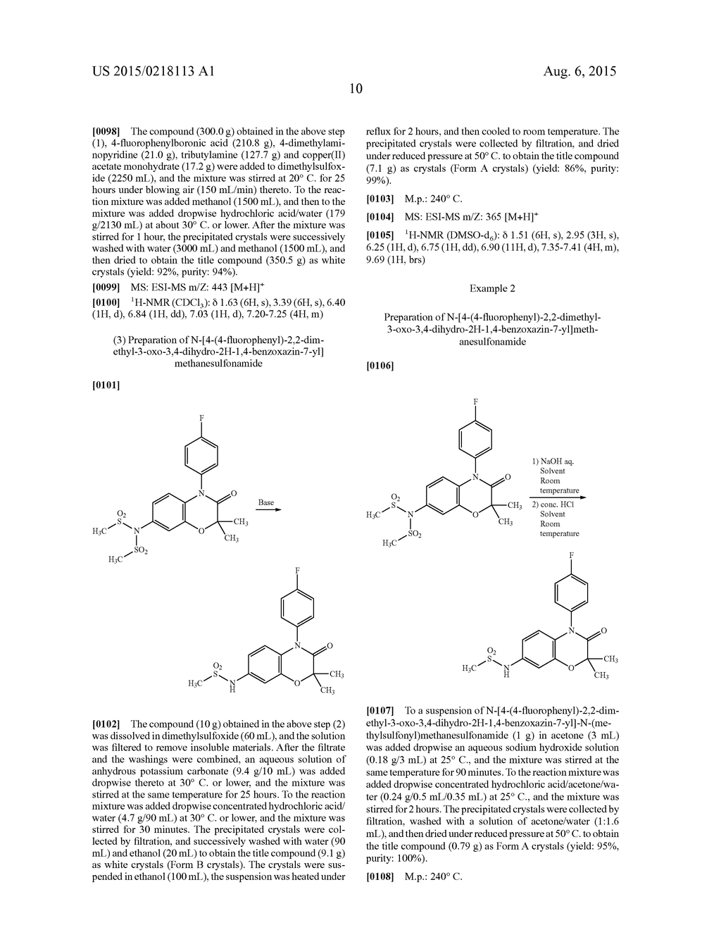 METHOD FOR PRODUCING 1,4-BENZOXAZINE COMPOUND - diagram, schematic, and image 15