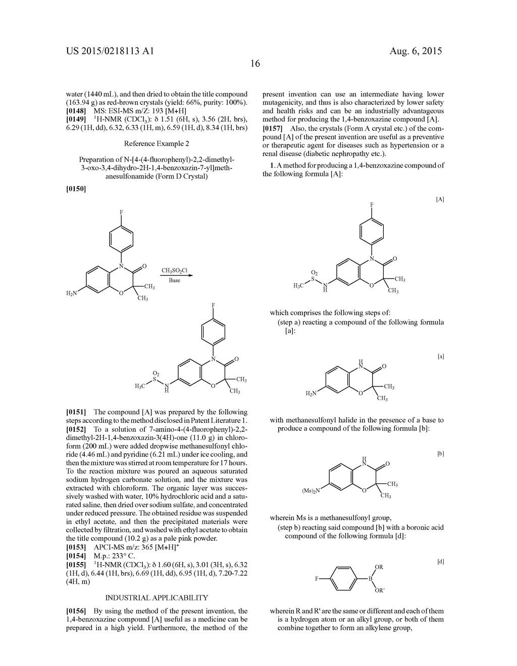 METHOD FOR PRODUCING 1,4-BENZOXAZINE COMPOUND - diagram, schematic, and image 21