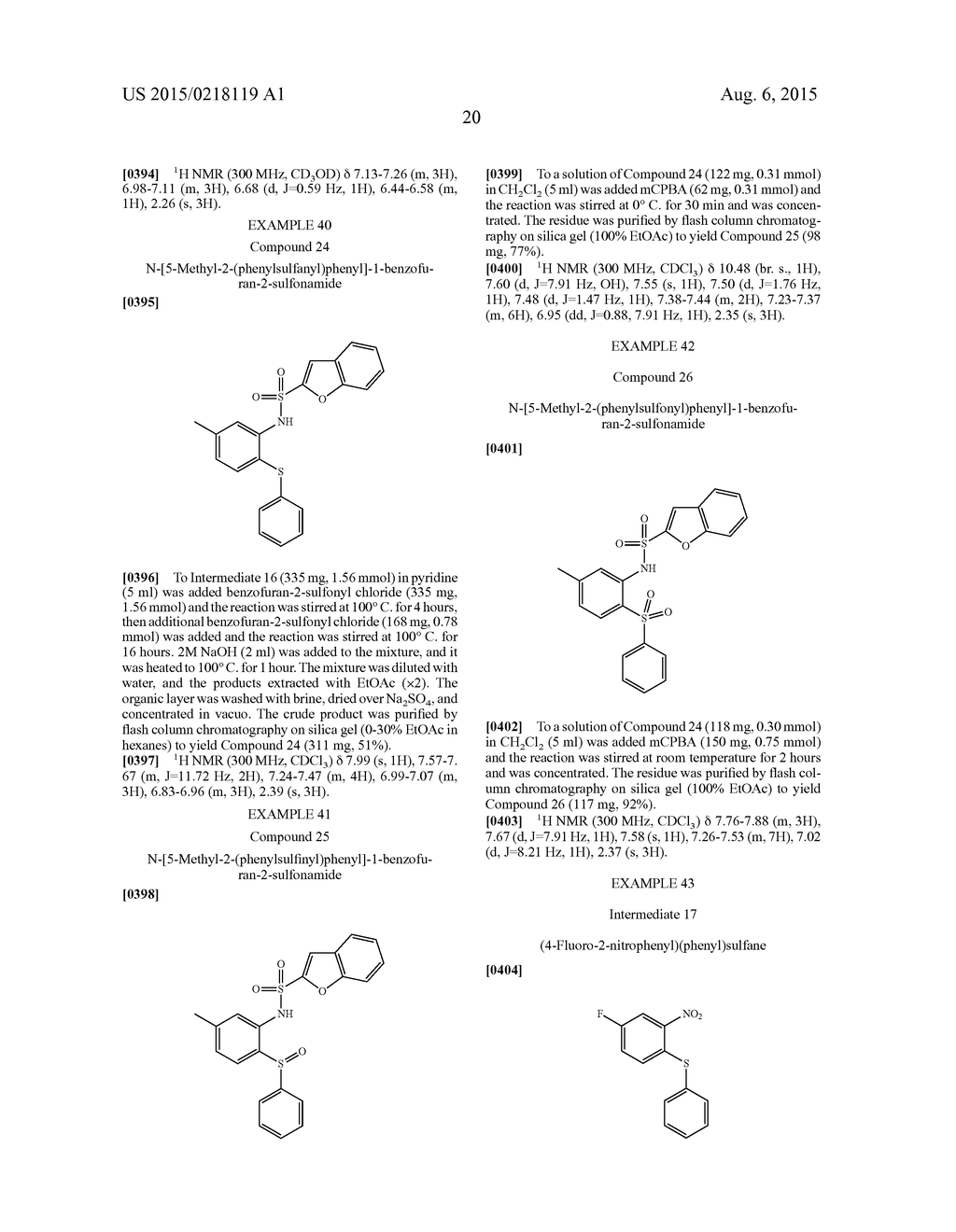 BENZOFURAN-2-SULFONAMIDES DERIVATIVES AS CHEMOKINE RECEPTOR MODULATORS - diagram, schematic, and image 21