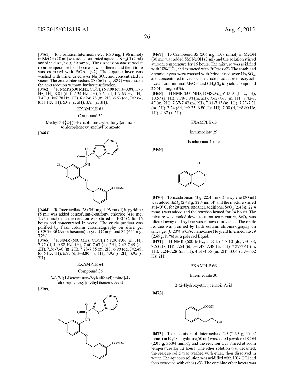 BENZOFURAN-2-SULFONAMIDES DERIVATIVES AS CHEMOKINE RECEPTOR MODULATORS - diagram, schematic, and image 27