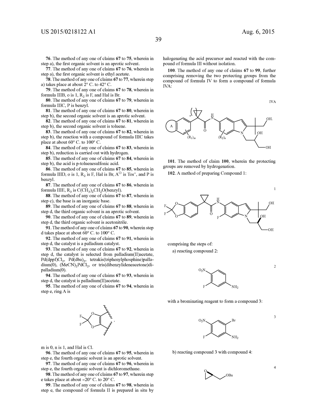 Process of Producing Cycloalkylcarboxamido-indole Compounds - diagram, schematic, and image 40