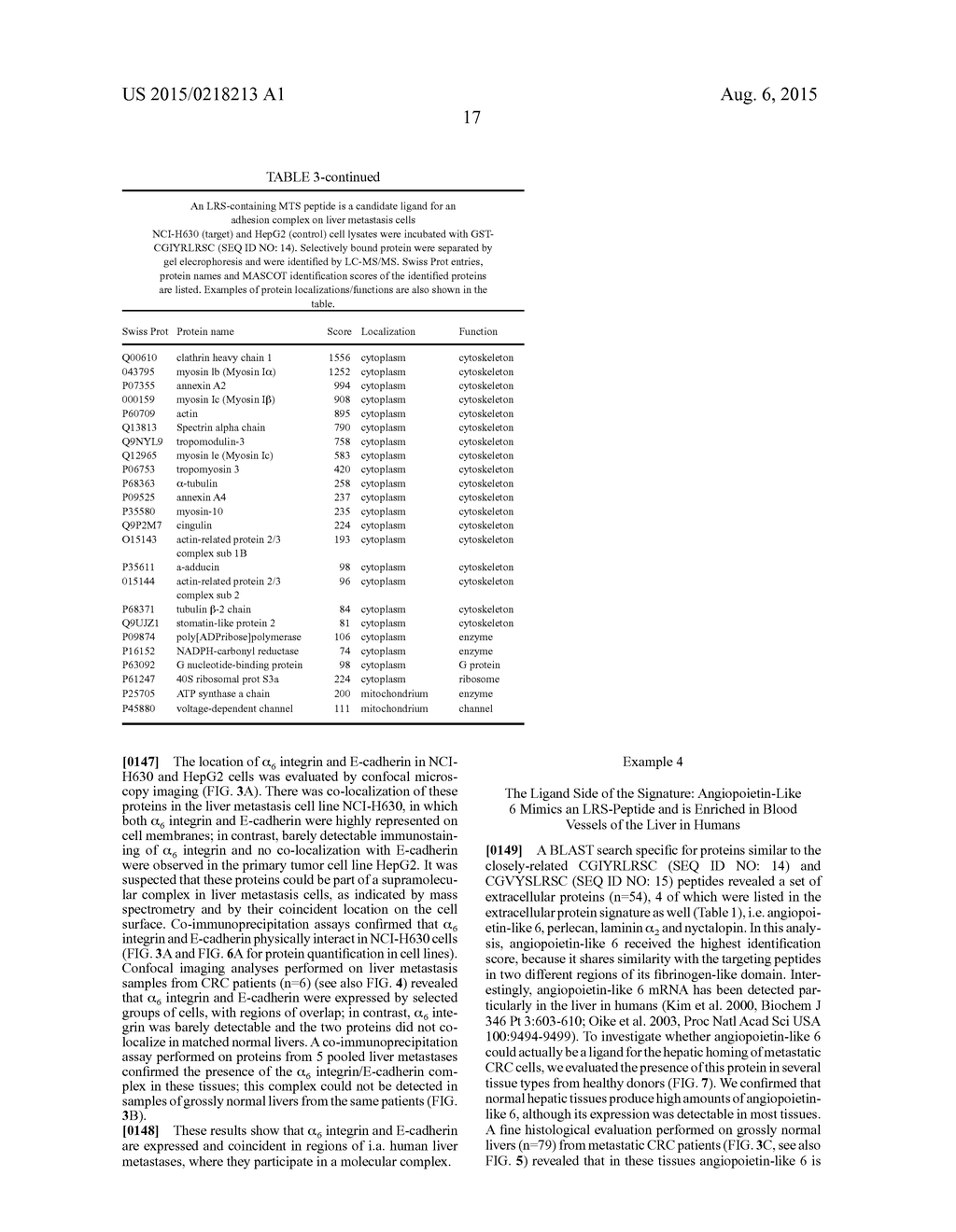 INHIBITORS OF ALPHA6 INTEGRIN/E-CADHERIN COMPLEX - diagram, schematic, and image 58