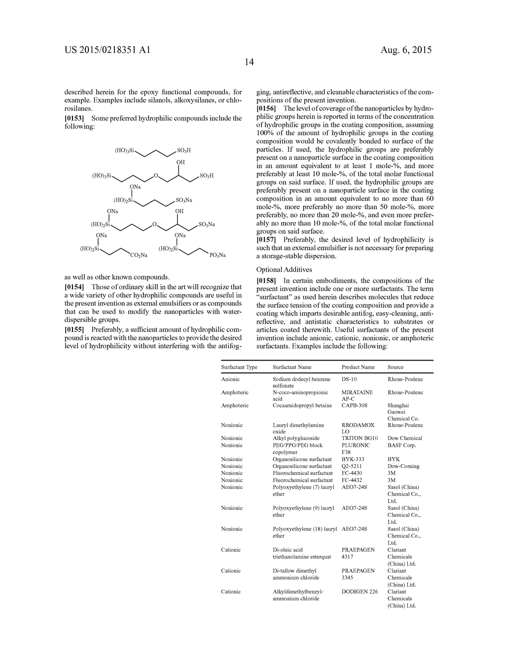 HYDROPHILIC COATINGS, ARTICLES, COATING COMPOSITIONS, AND METHODS - diagram, schematic, and image 17