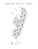 Module Element for Driving and Retaining Braiding Bobbin Carriers and a     Braiding Device diagram and image