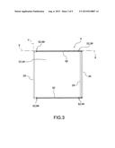 PERGOLA PROVIDED WITH EXTENSIBLE ROOF SURFACE diagram and image