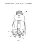 EARTH-BORING TOOLS INCLUDING SHAPED CUTTING ELEMENTS, AND RELATED METHODS diagram and image