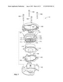 SCROLL COMPRESSOR WITH CAPTURED THRUST WASHER diagram and image