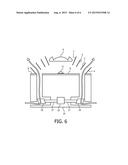 Lighting device with a LED and an improved reflective collimator diagram and image