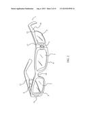 Pair Of Glasses With Secondary Lenses diagram and image