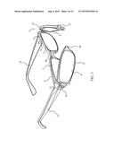 Pair Of Glasses With Secondary Lenses diagram and image