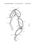 Pair Of Glasses With Secondary Lenses diagram and image