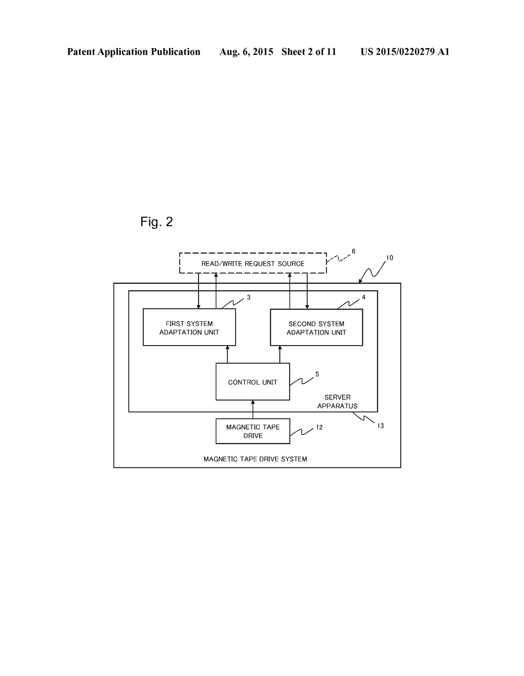 MAGNETIC TAPE DRIVE APPARATUS, MAGNETIC TAPE DRIVE SYSTEM, AND MAGNETIC     TAPE DRIVE METHOD - diagram, schematic, and image 03