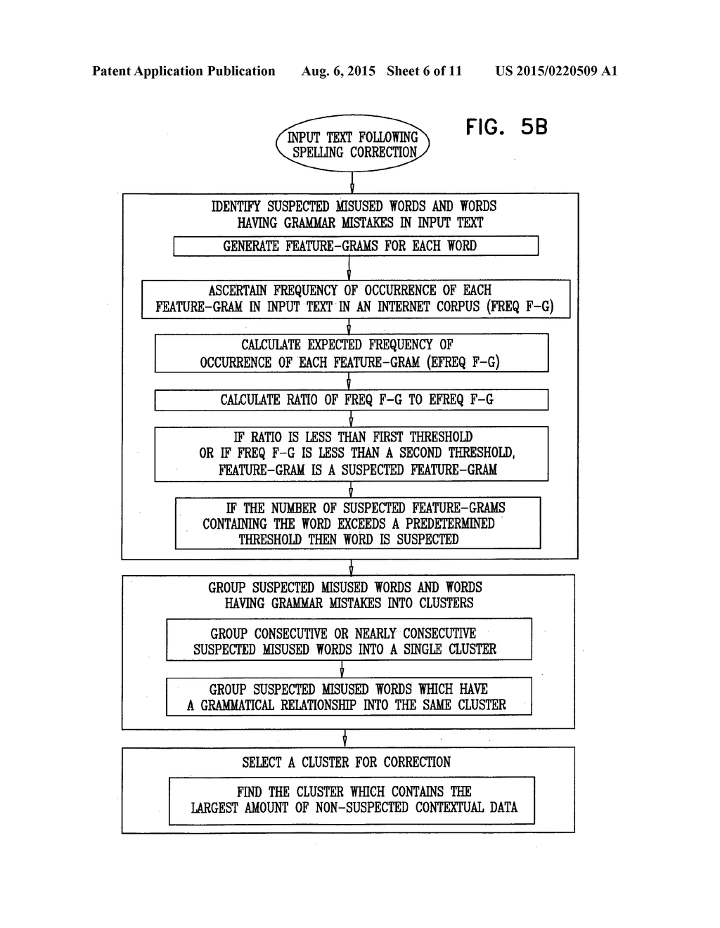 AUTOMATIC CONTEXT SENSITIVE LANGUAGE CORRECTION USING AN INTERNET CORPUS     PARTICULARLY FOR SMALL KEYBOARD DEVICES - diagram, schematic, and image 07