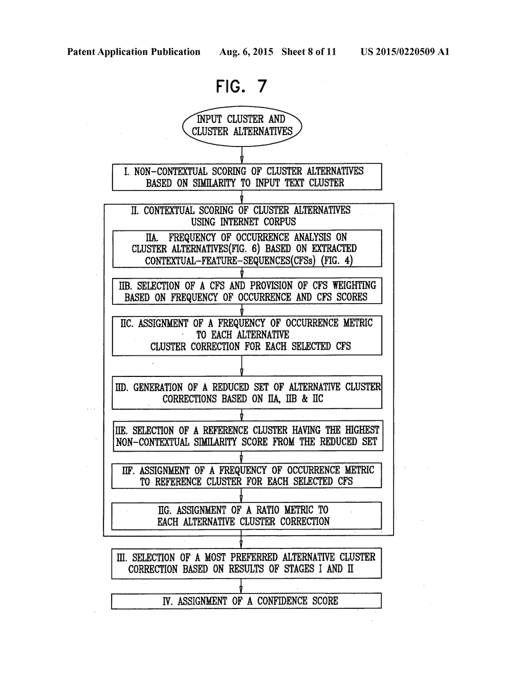 AUTOMATIC CONTEXT SENSITIVE LANGUAGE CORRECTION USING AN INTERNET CORPUS     PARTICULARLY FOR SMALL KEYBOARD DEVICES - diagram, schematic, and image 09