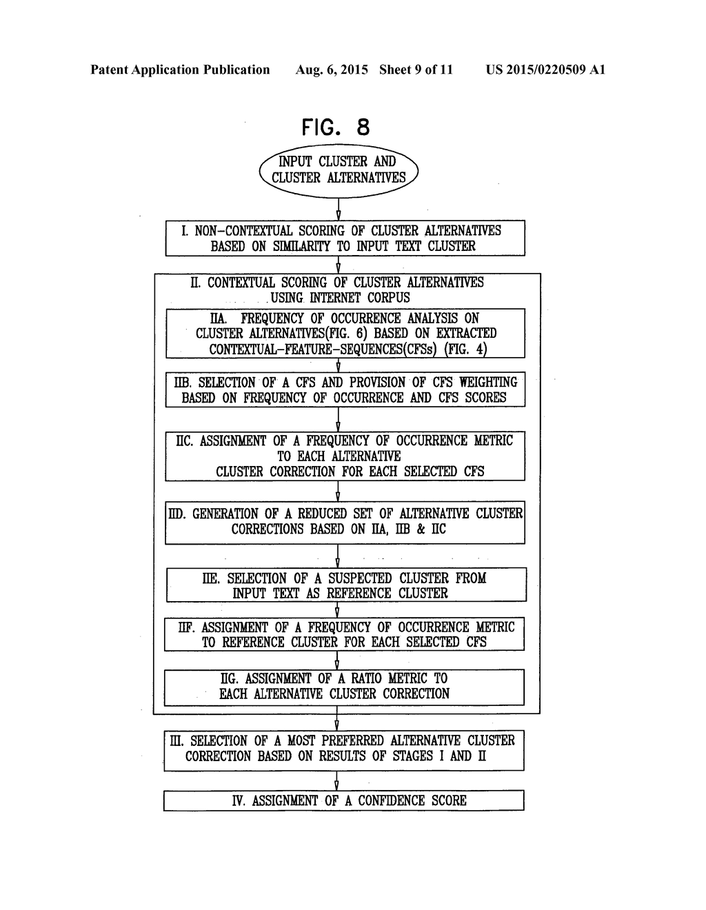 AUTOMATIC CONTEXT SENSITIVE LANGUAGE CORRECTION USING AN INTERNET CORPUS     PARTICULARLY FOR SMALL KEYBOARD DEVICES - diagram, schematic, and image 10