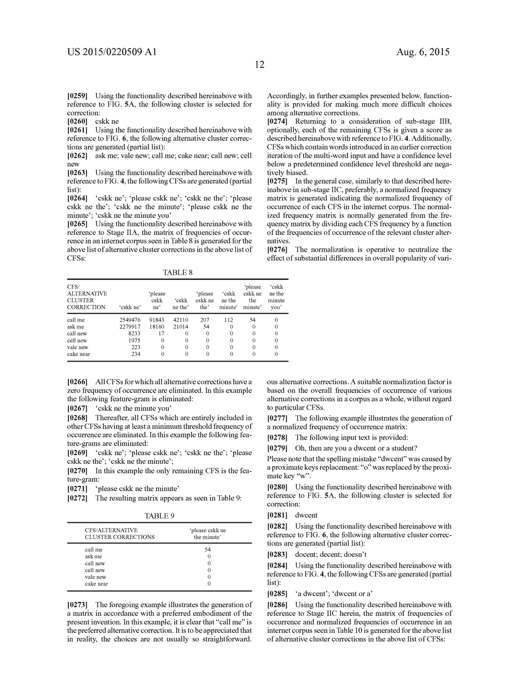 AUTOMATIC CONTEXT SENSITIVE LANGUAGE CORRECTION USING AN INTERNET CORPUS     PARTICULARLY FOR SMALL KEYBOARD DEVICES - diagram, schematic, and image 24