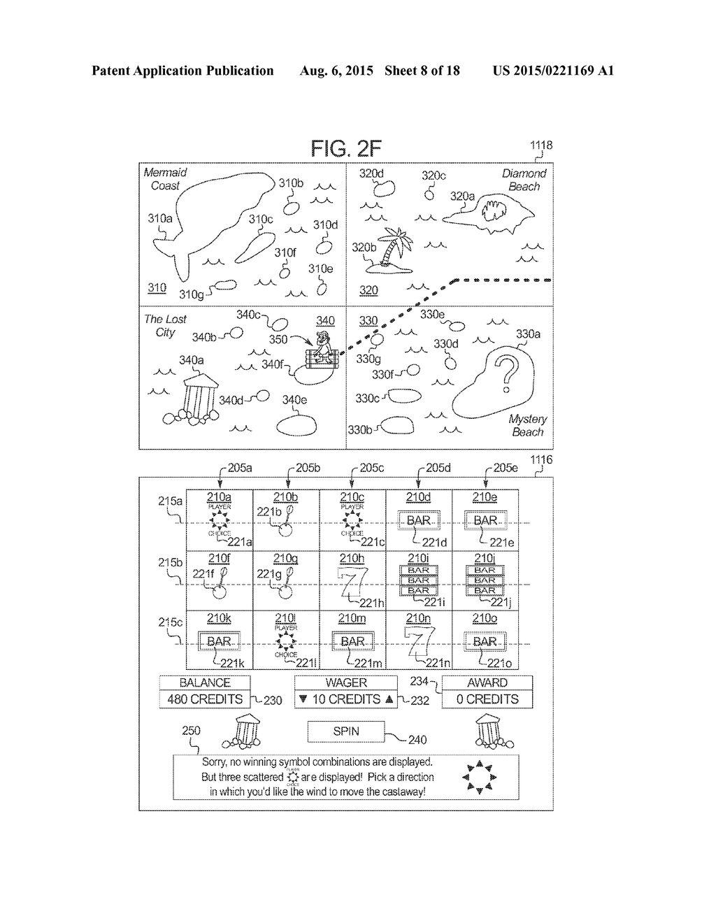 GAMING SYSTEM AND METHOD PROVIDING A SECONDARY GAME HAVING A VARYING     NARRATIVE BASED ON A SECONDARY GAME PROGRESS - diagram, schematic, and image 09