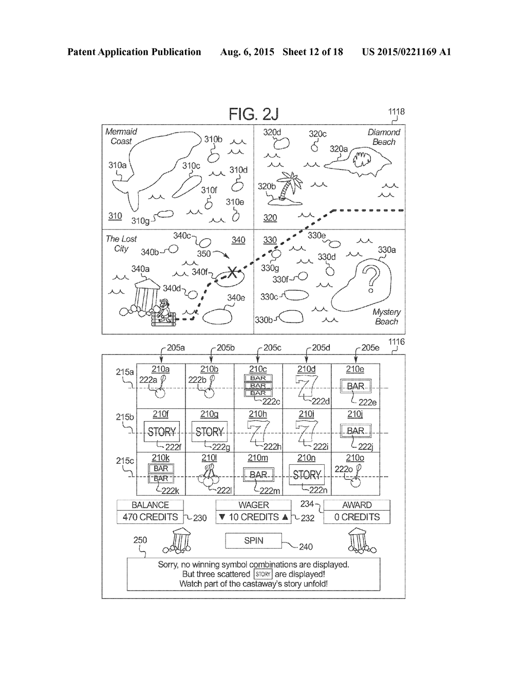 GAMING SYSTEM AND METHOD PROVIDING A SECONDARY GAME HAVING A VARYING     NARRATIVE BASED ON A SECONDARY GAME PROGRESS - diagram, schematic, and image 13