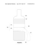 DETACHABLE LABEL PORTION AND METHOD FOR PRODUCING THE SAME diagram and image