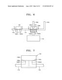 APPARATUS INCLUDING 4-WAY VALVE FOR FABRICATING SEMICONDUCTOR DEVICE,     METHOD OF CONTROLLING VALVE, AND METHOD OF FABRICATING SEMICONDUCTOR     DEVICE USING THE APPARATUS diagram and image