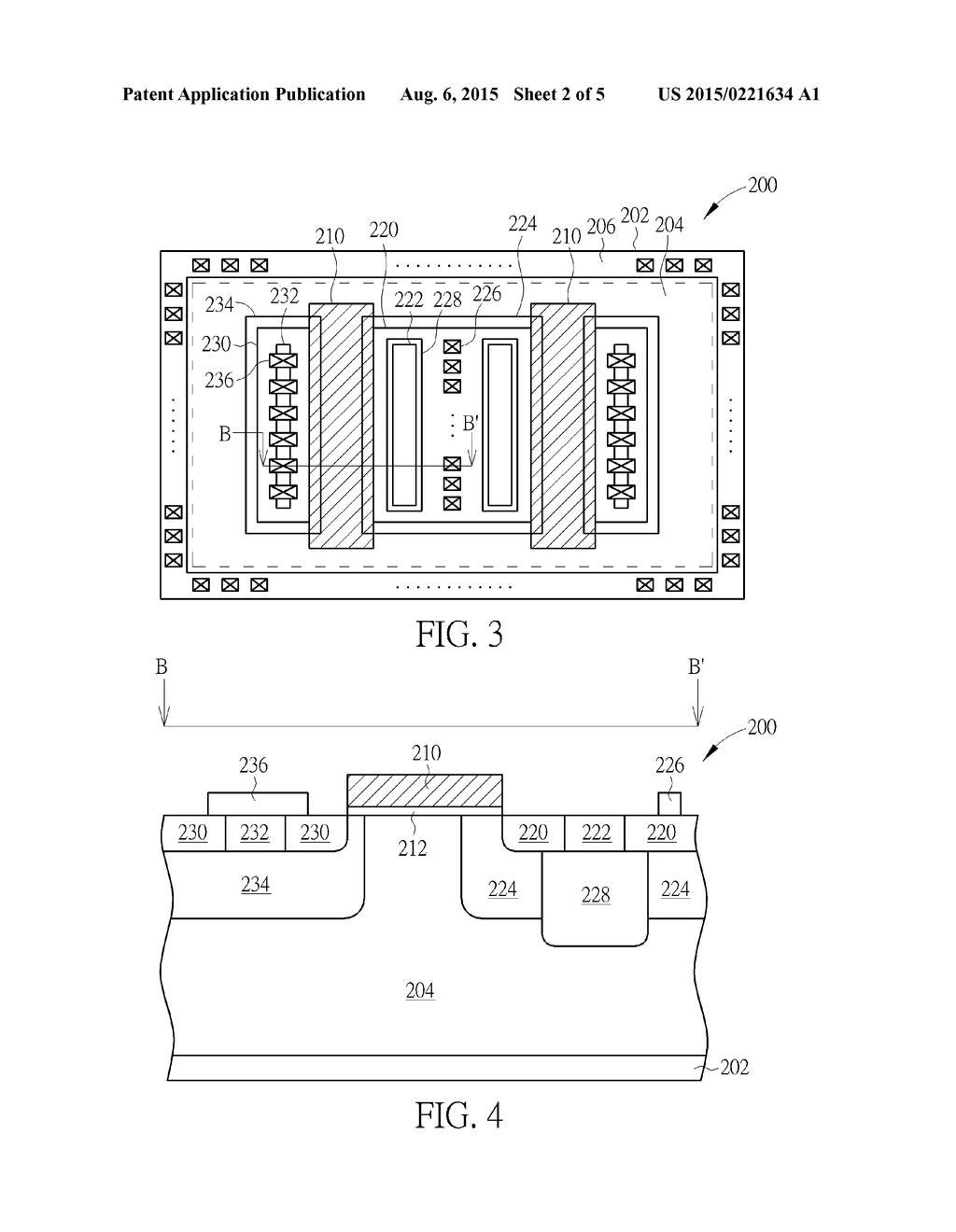 SEMICONDUCTOR DEVICE FOR ELECTROSTATIC DISCHARGE PROTECTION - diagram, schematic, and image 03