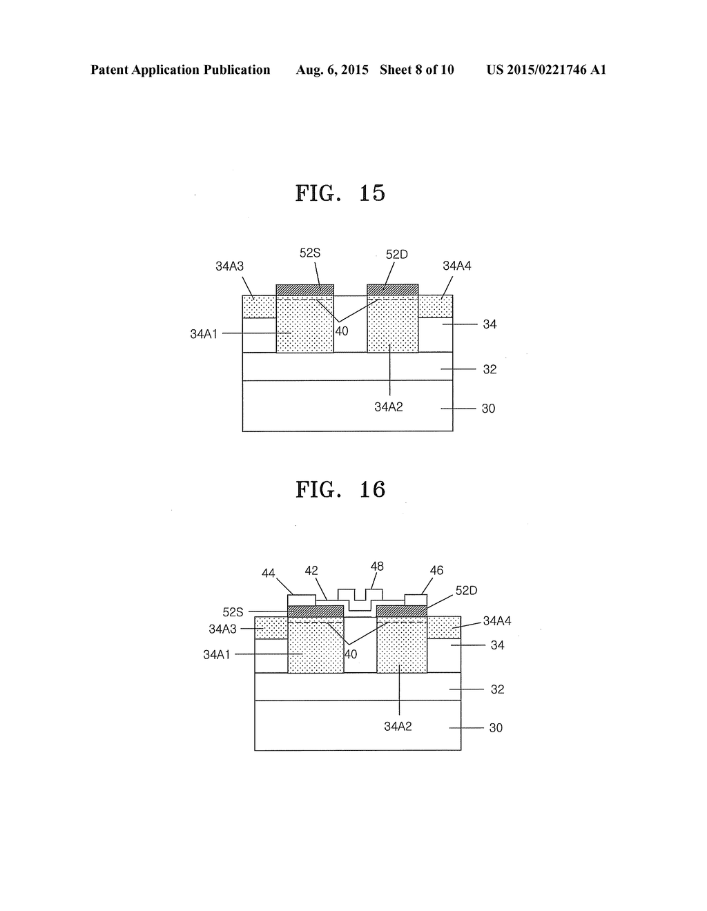 METHODS OF MANUFACTURING HIGH ELECTRON MOBILITY TRANSISTORS - diagram, schematic, and image 09