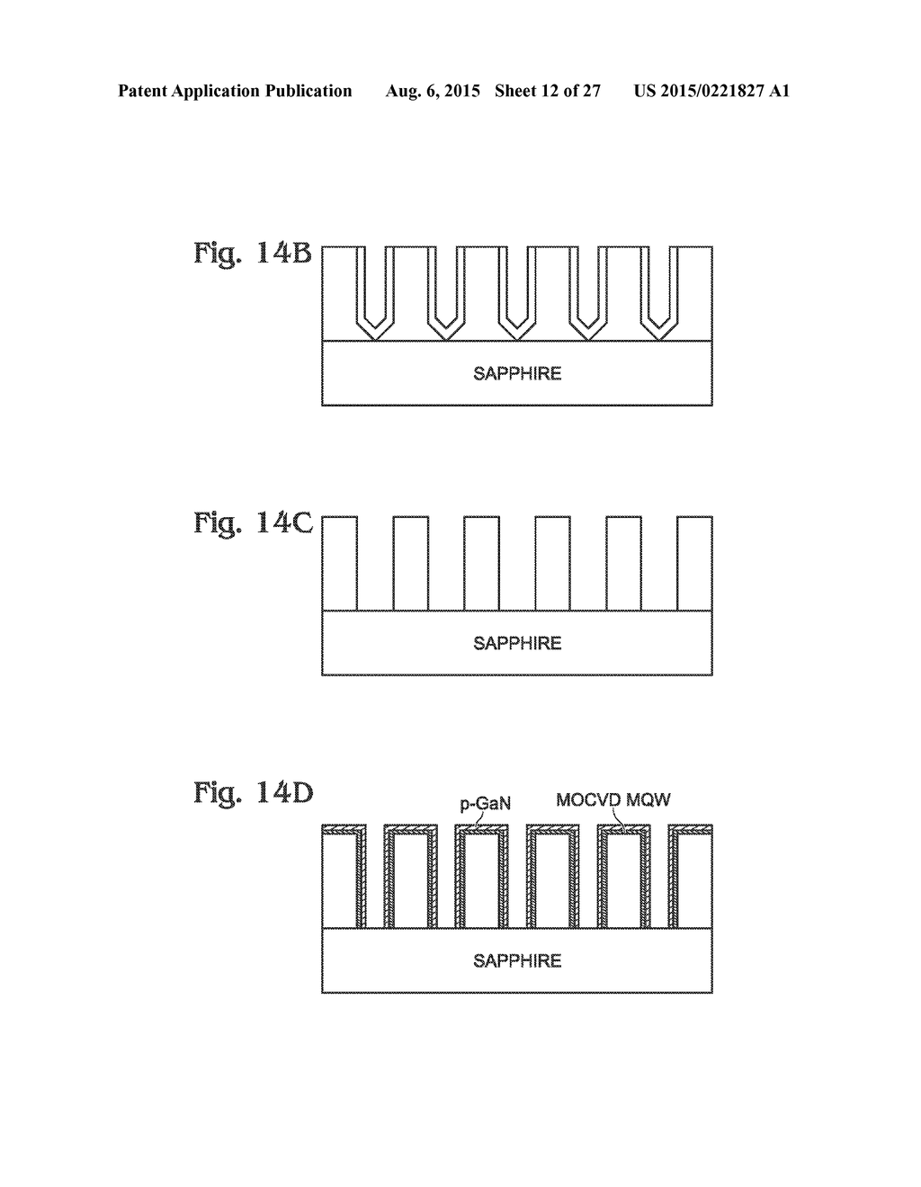 Three-Dimensional Gallium Nitride (GaN) Pillar Structure Light Emitting     Diode (LED) - diagram, schematic, and image 13