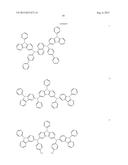 PHENYLCARBAZOLE-BASED COMPOUNDS AND FLUORENE-BASED COMPOUNDS AND ORGANIC     LIGHT EMITTING DEVICE AND FLAT PANEL DISPLAY DEVICE COMPRISING THE SAME diagram and image