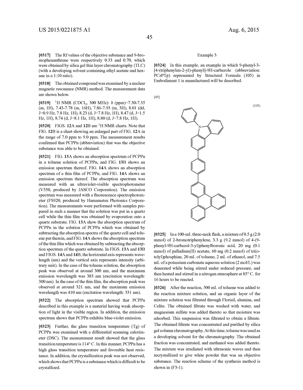 ORGANIC COMPOUND, LIGHT-EMITTING ELEMENT, LIGHT-EMITTING DEVICE,     ELECTRONIC DEVICE, AND LIGHTING DEVICE - diagram, schematic, and image 114