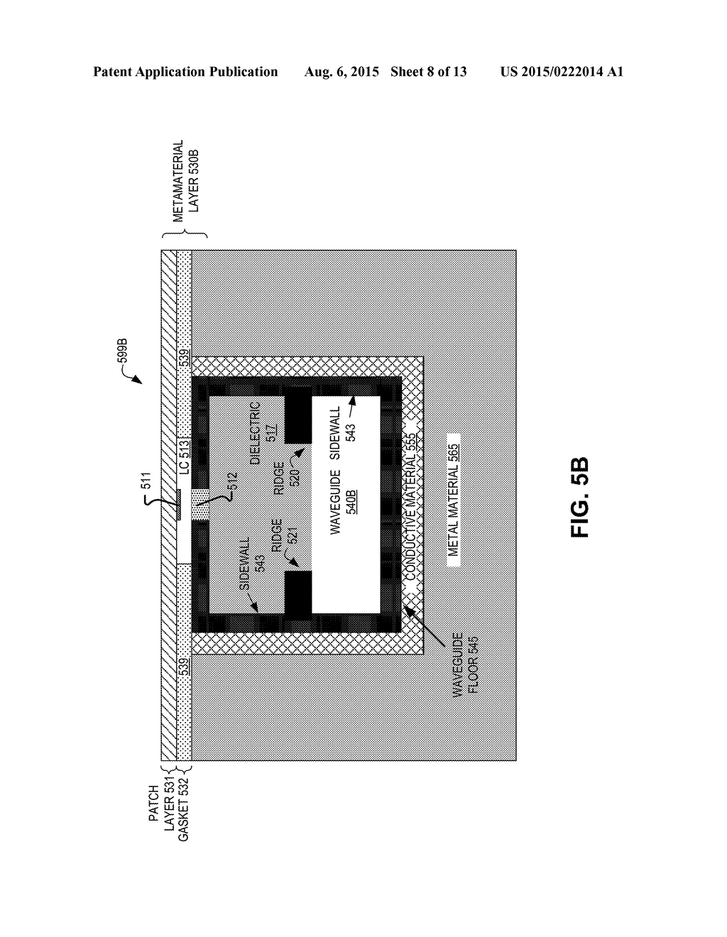 WAVEGUIDE FEED STRUCTURES FOR RECONFIGURABLE ANTENNA - diagram, schematic, and image 09