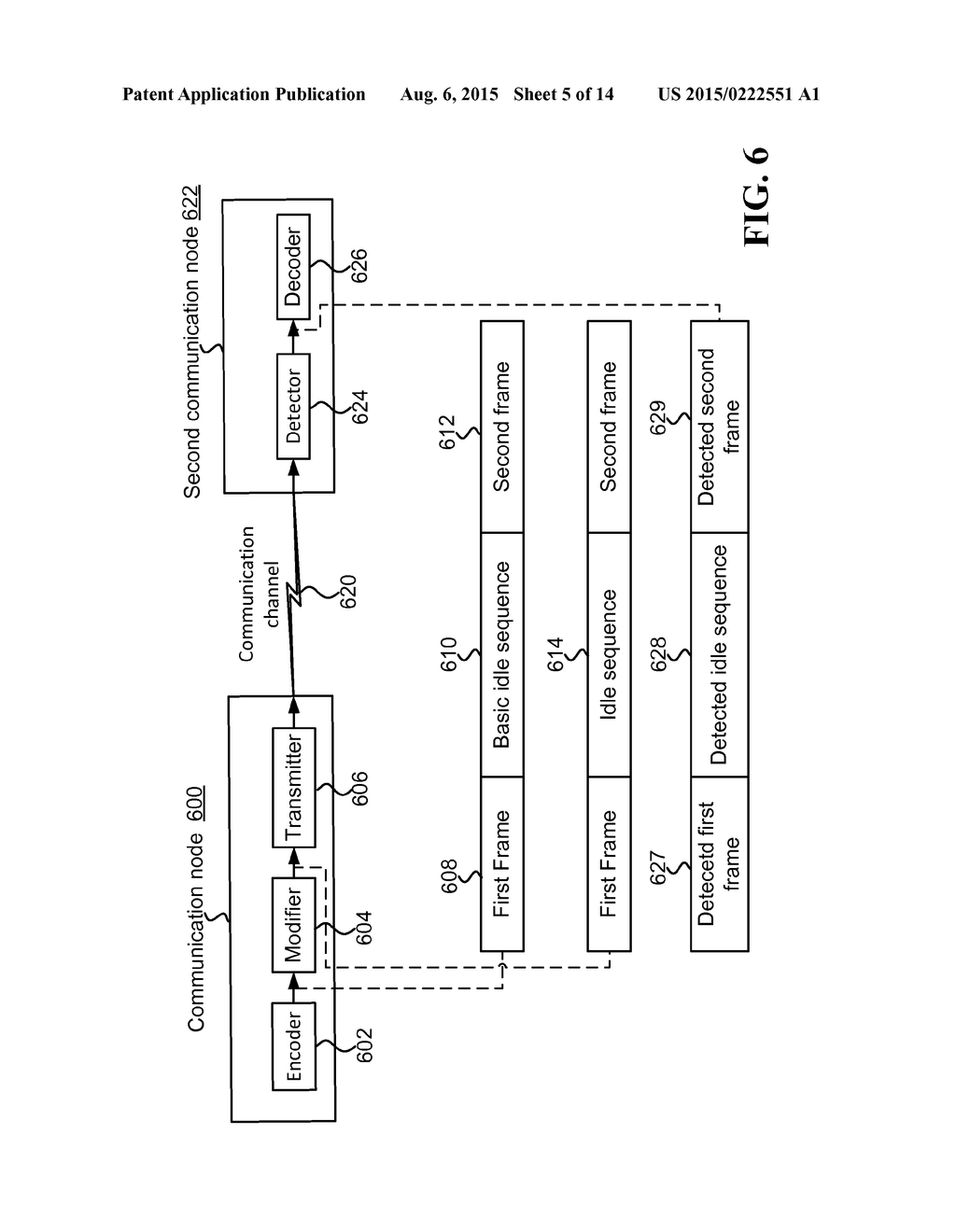 Frequent flow control by replacing certain idle words with bitwise     complement words - diagram, schematic, and image 06