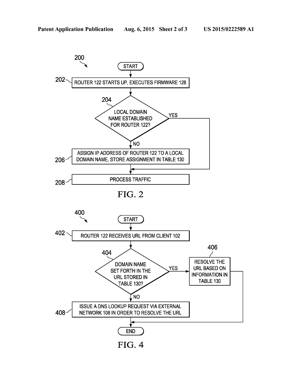 SYSTEMS AND METHODS FOR RESOLUTION OF UNIFORM RESOURCE LOCATORS IN A LOCAL     NETWORK - diagram, schematic, and image 03