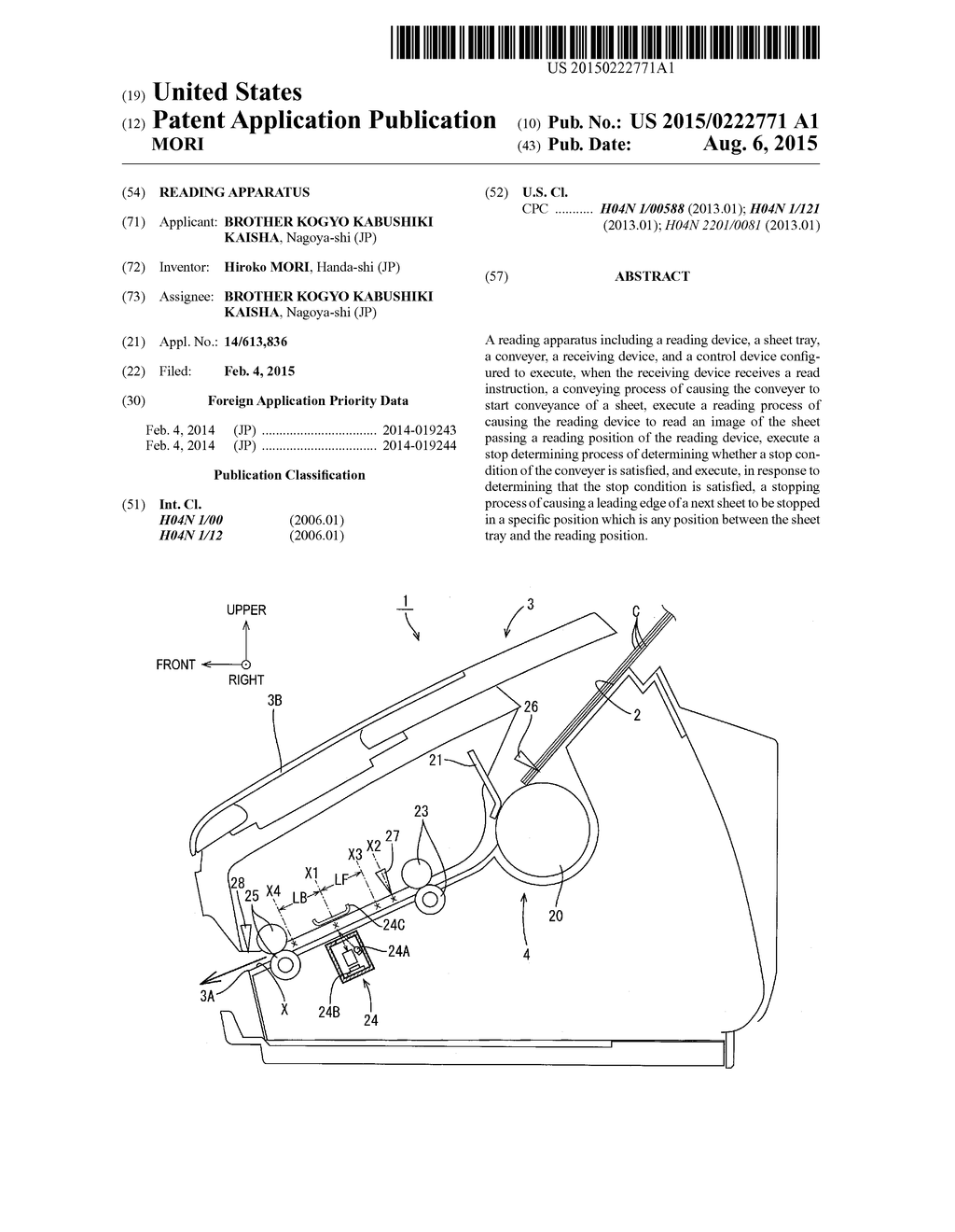 READING APPARATUS - diagram, schematic, and image 01