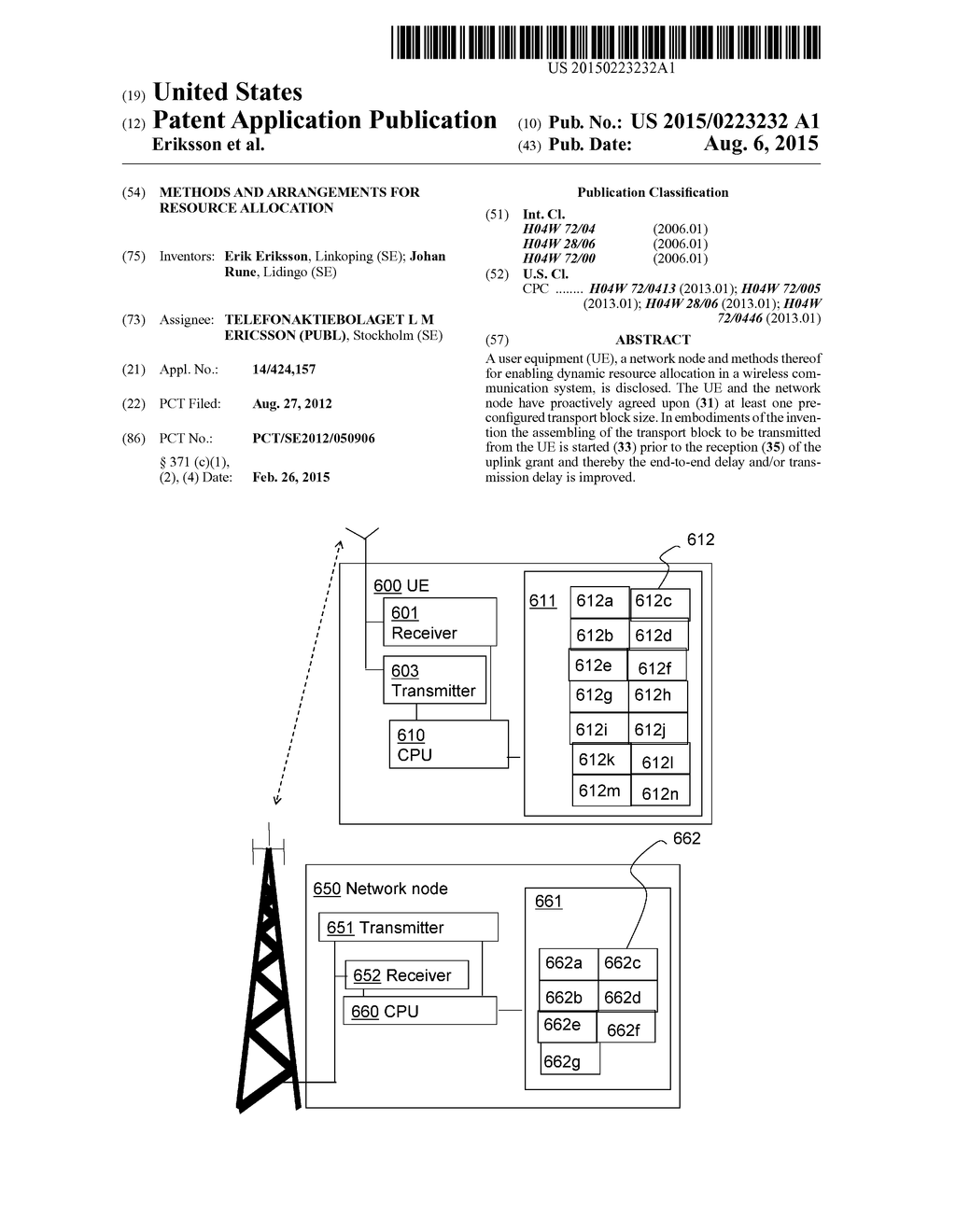 Methods and Arrangements for Resource Allocation - diagram, schematic, and image 01