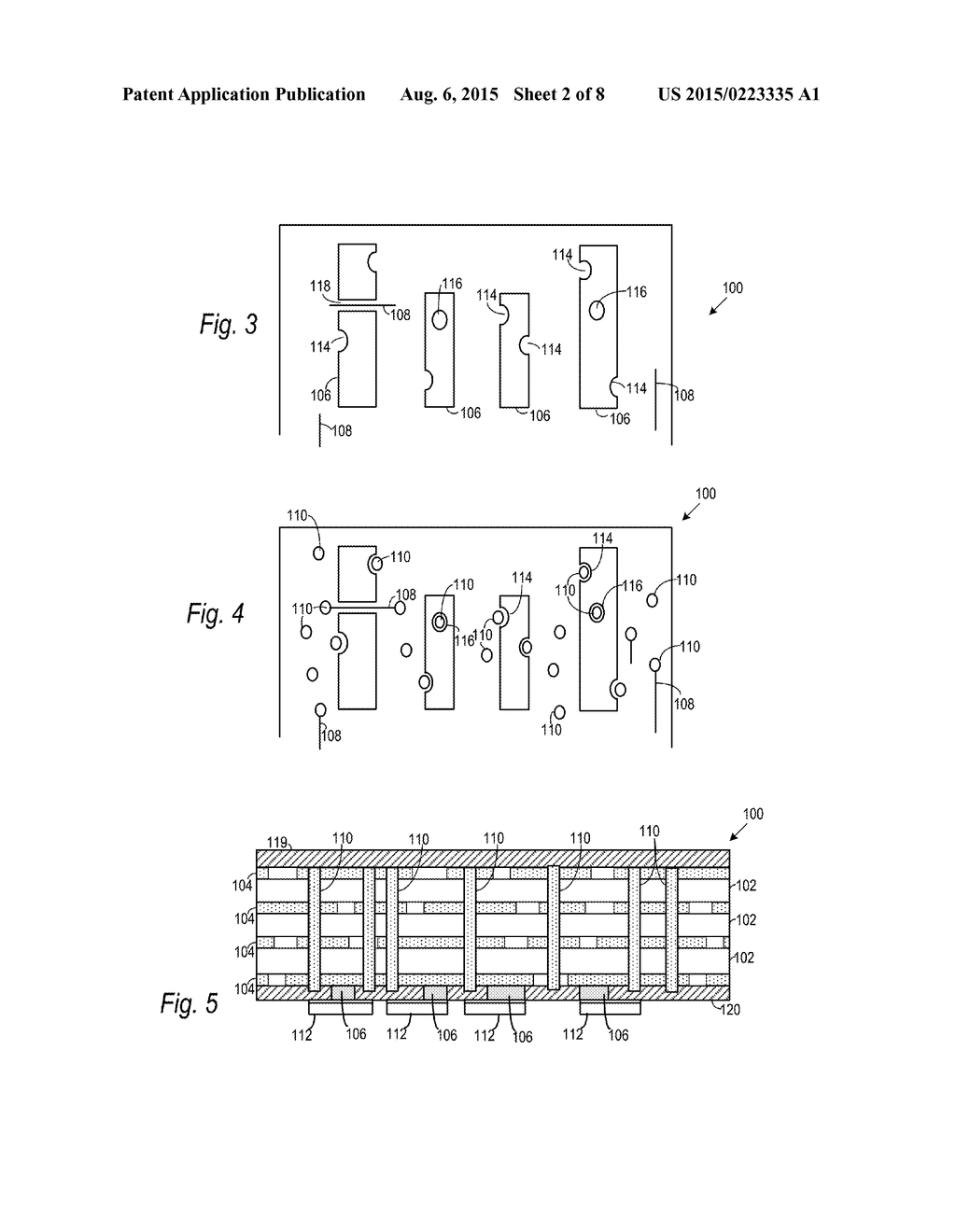 PRINTED CIRCUIT BOARD WITH COEXTENSIVE ELECTRICAL CONNECTORS AND CONTACT     PAD AREAS - diagram, schematic, and image 03