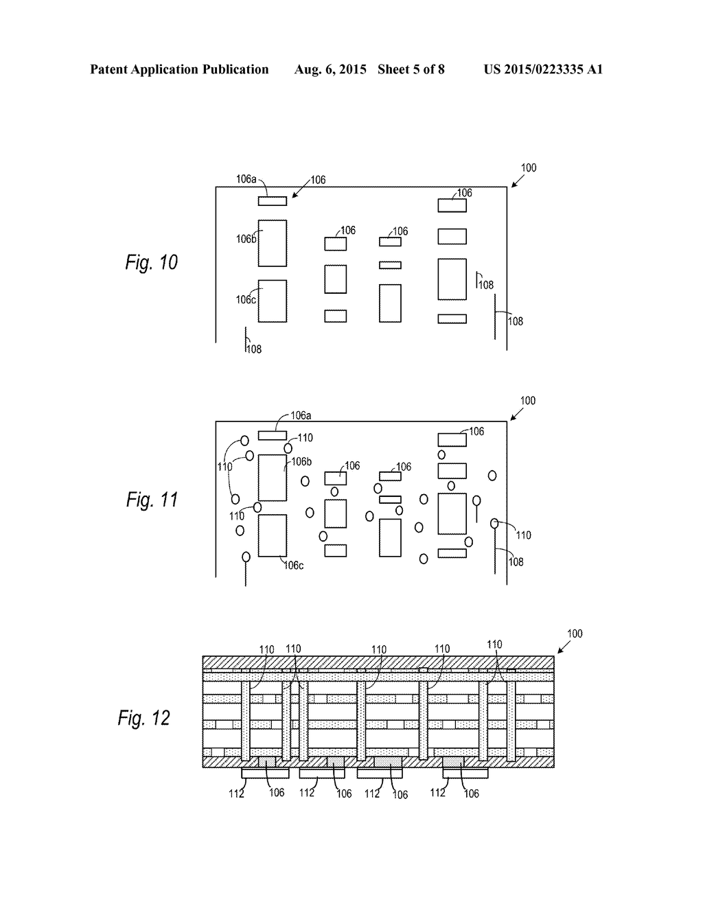 PRINTED CIRCUIT BOARD WITH COEXTENSIVE ELECTRICAL CONNECTORS AND CONTACT     PAD AREAS - diagram, schematic, and image 06