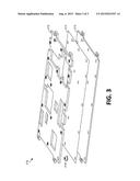 LAMINATED PUNCHED SHEET METAL ELECTRONIC ENCLOSURE/SHIELD WITH INTEGRATED     GASKETS diagram and image