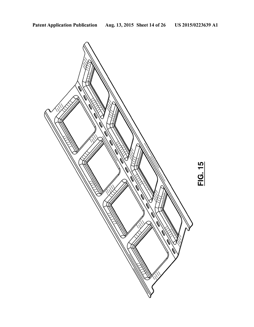 BARBECUE HEAT PLATE ASSEMBLY HAVING HEAT PLATE WITH CO-PLANAR HEAT     DISTRIBUTION ELEMENT - diagram, schematic, and image 15