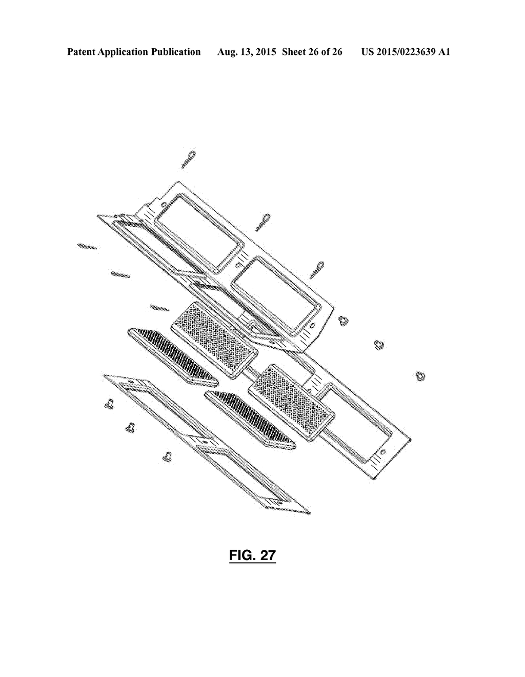 BARBECUE HEAT PLATE ASSEMBLY HAVING HEAT PLATE WITH CO-PLANAR HEAT     DISTRIBUTION ELEMENT - diagram, schematic, and image 27