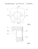 FAST LOCKING DEVICE FOR AT LEAST ONE TOOL ON AT LEAST ONE GUIDE ELEMENT diagram and image