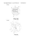 CAULKING METHOD FOR PREVENTING PISTON OF HYDRAULIC/PNEUMATIC CYLINDER FROM     BEING LOOSENED diagram and image